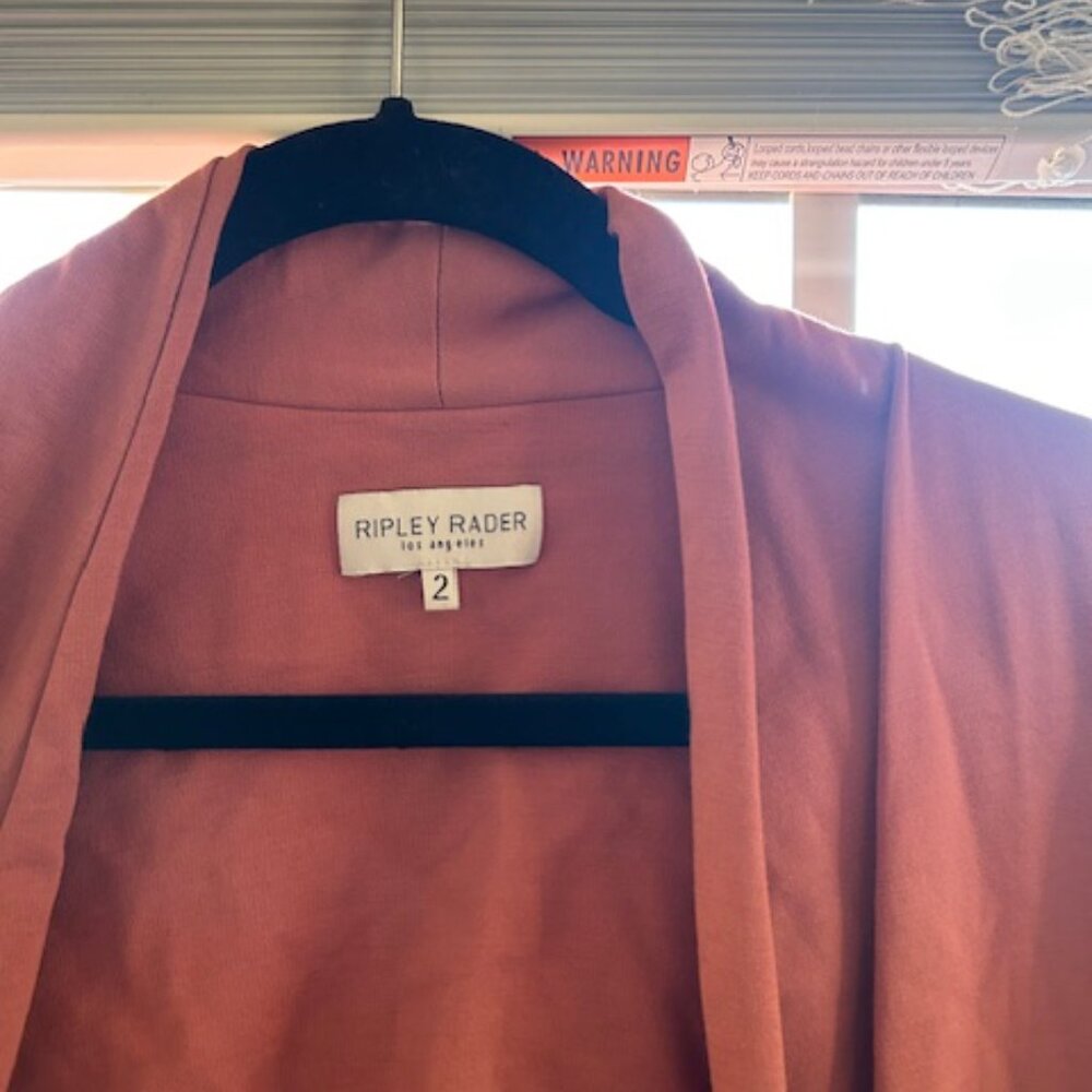 Ripley Rader Smoking Jacket- Pink- 2/Small